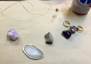 The jewelry making - materials (before).